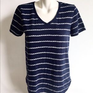New Tommy Hilfiger Navy Cotton T-Shirt size M